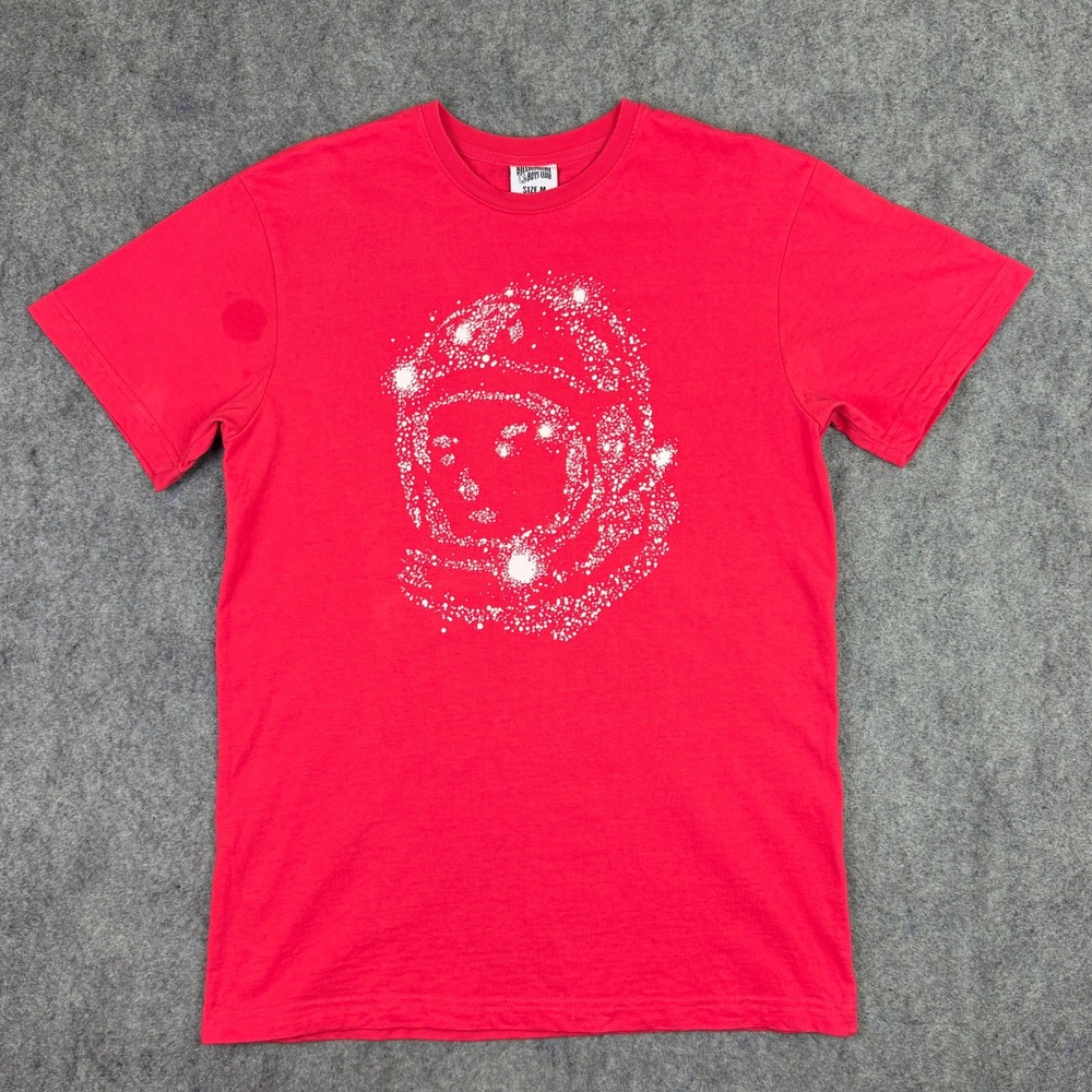 Billionaire Boys Club Mens Red Astronaut Graphic T-Shirt Size M RN 98011